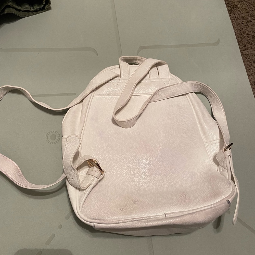 White medium backpack - Picture 2 of 3